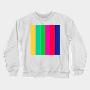 Pale colored stripes Crewneck Sweatshirt